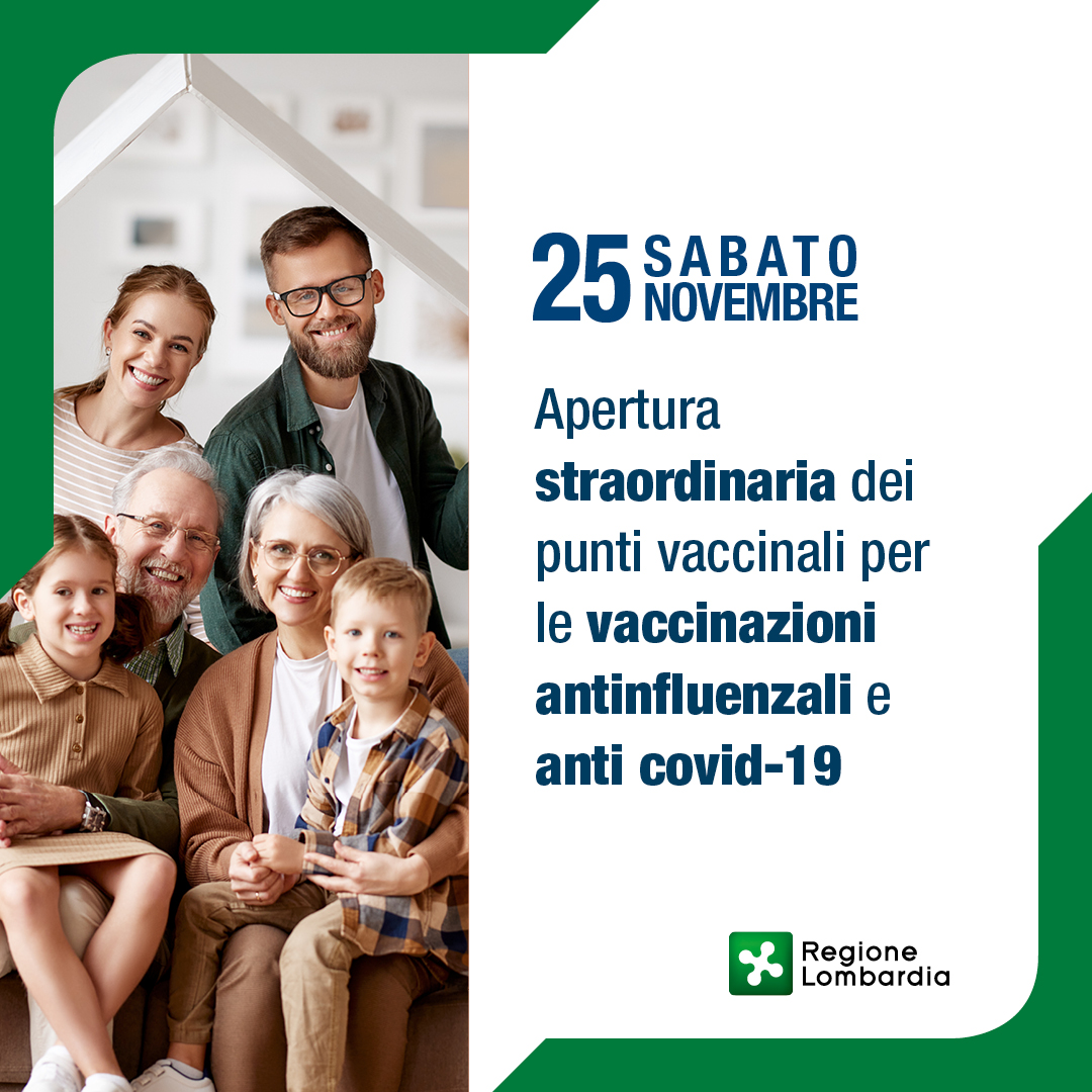 VACCINAZIONE ANTINFLUENZALE E ANTI-COVID 19 - 25 NOVEMBRE -GIORNATA DI ...